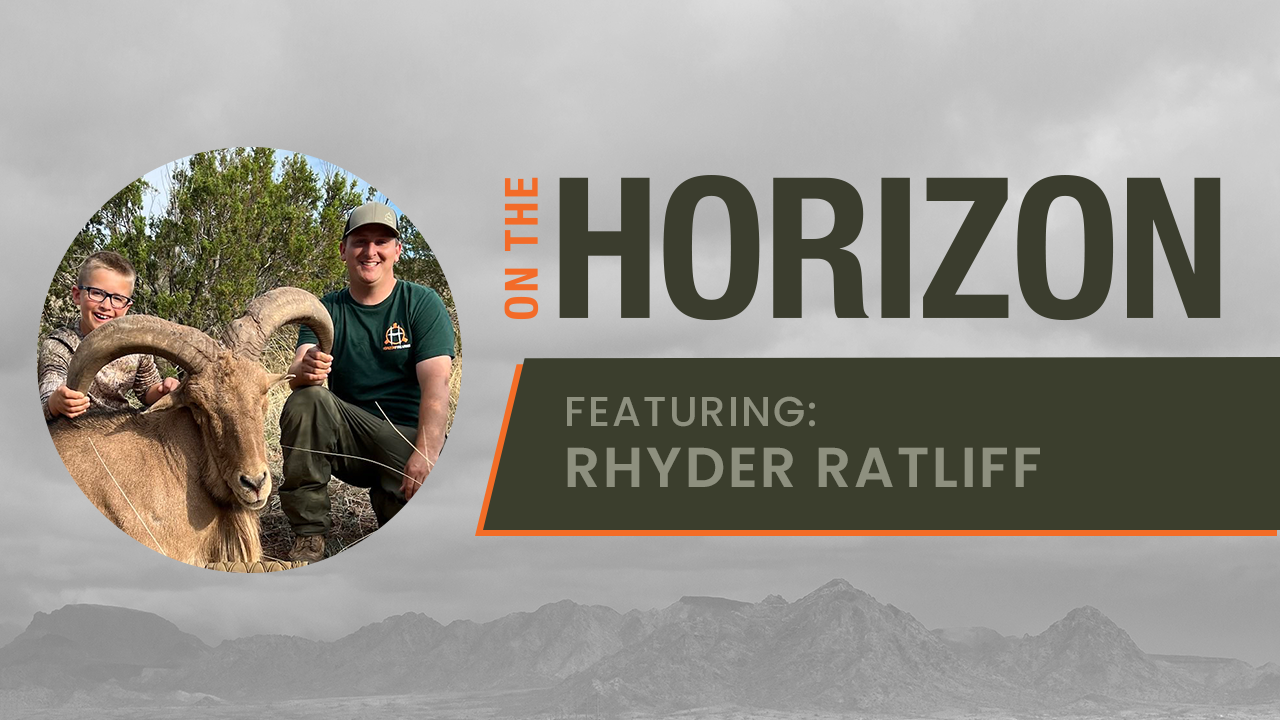 Rhyder Ratliff On The Horizon Aoudad